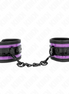 KINK - NEOPREN HANDFESSELN HELLLILA VERSTELLBAR 21-28 CM X 5 CM