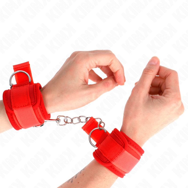 KINK - NEOPREN-HANDGELENKMANSCHETTEN ROT 42 X 5 CM