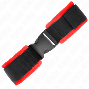 KINK - NYLON FESSELN MIT KLETTVERSCHLUSS SCHWARZ MODELL 1 VERSTELLBAR 25-35 CM X 6 CM