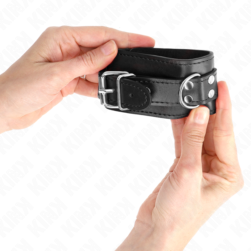 KINK - EINFACHE HANDGELENKSFESSELN SCHWARZ VERSTELLBAR 20-23 CM X 5.5 CM