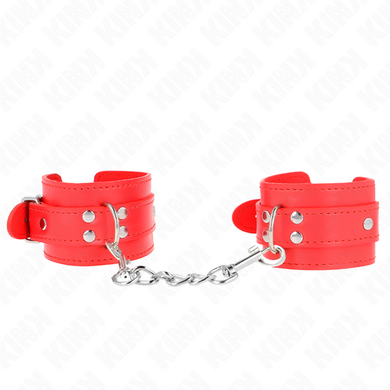 KINK - EINFACHE HANDFESSELN ROT VERSTELLBAR 20-23 CM X 5.5 CM