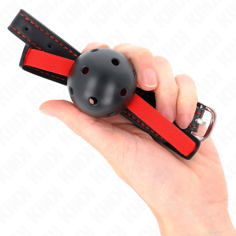 KINK - HOHLER HARTMAULKNEBEL 4,5 CM MIT ELASTISCHEM RIEMEN 56 x 1,5 CM