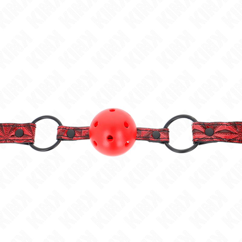 KINK - DIAMANTMUSTER BALL 4.5 CM KNEBEL MODELL 1 64.5 CM VERSTELLBAR 42-60 CM
