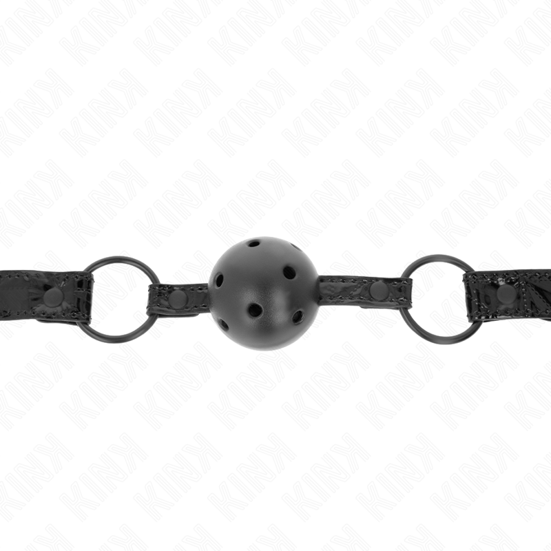 KINK - DIAMANTMUSTER BALL 4.5 CM KNEBEL MODELL 3 64.5 CM VERSTELLBAR 42-60 CM