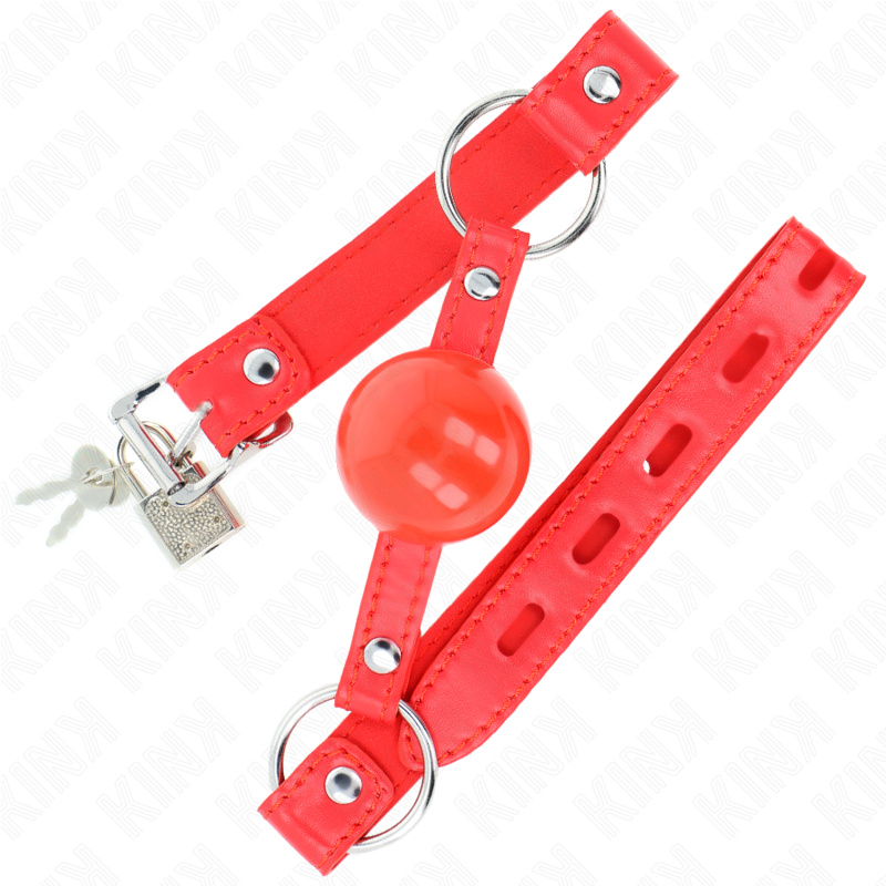 KINK - TPE-KUGELMAULKORB 4 CM MIT ROJO-SCHLOSS 60 x 2 CM
