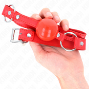 KINK - TPE-KUGELMAULKORB 4 CM MIT ROJO-SCHLOSS 60 x 2 CM