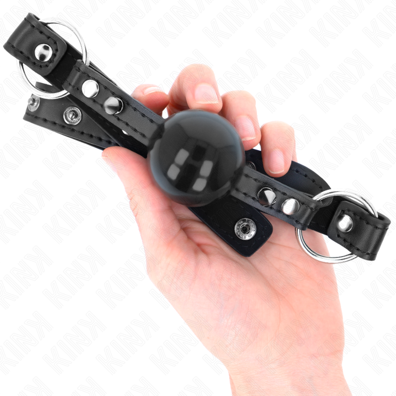KINK - BALLKNEBEL 4 CM MIT SPITZNIETEN UND SCHNELLVERSCHLUSS 65 x 2 CM
