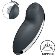 SATISFYER - TAP & CLIMAX 2 Sensory Device & STIMULATOR GREY