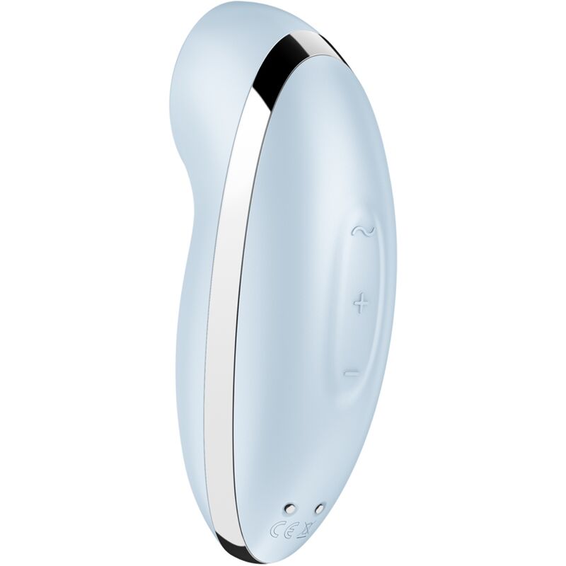SATISFYER - TAP & CLIMAX 2 Sensory Device & STIMULATOR BLUE