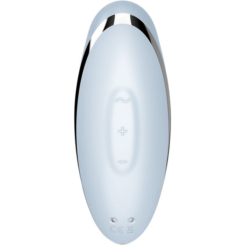 SATISFYER - TAP & CLIMAX 2 Sensory Device & STIMULATOR BLUE