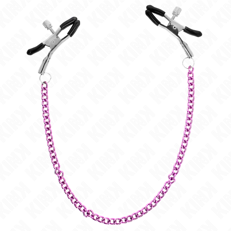 KINK - KETTENNIPPELZWINGEN LILA 30 CM