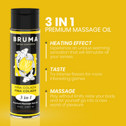 BRUMA - PREMIUM MASSAGE-WÄRMÖL PIÑA COLADA 3 IN 1 - 100 ML