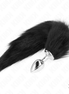 KINK - ANAL PLUG SIZE S 7 X 3 CM WITH SYNTHETIC TAIL 40 CM BLACK