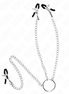 KINK - DREIFACH NIPPEL- UND KLITORISKLEMMEN MIT KETTE MODELL 0