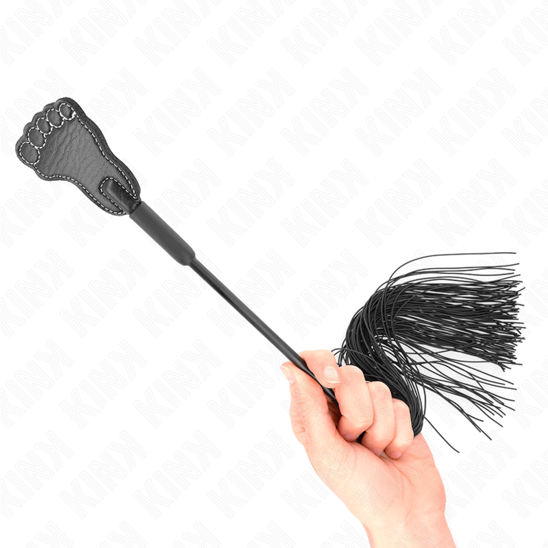 KINK – FUSSFÖRMIGES PADDEL MIT QUASTENPEITSCHE 31 CM