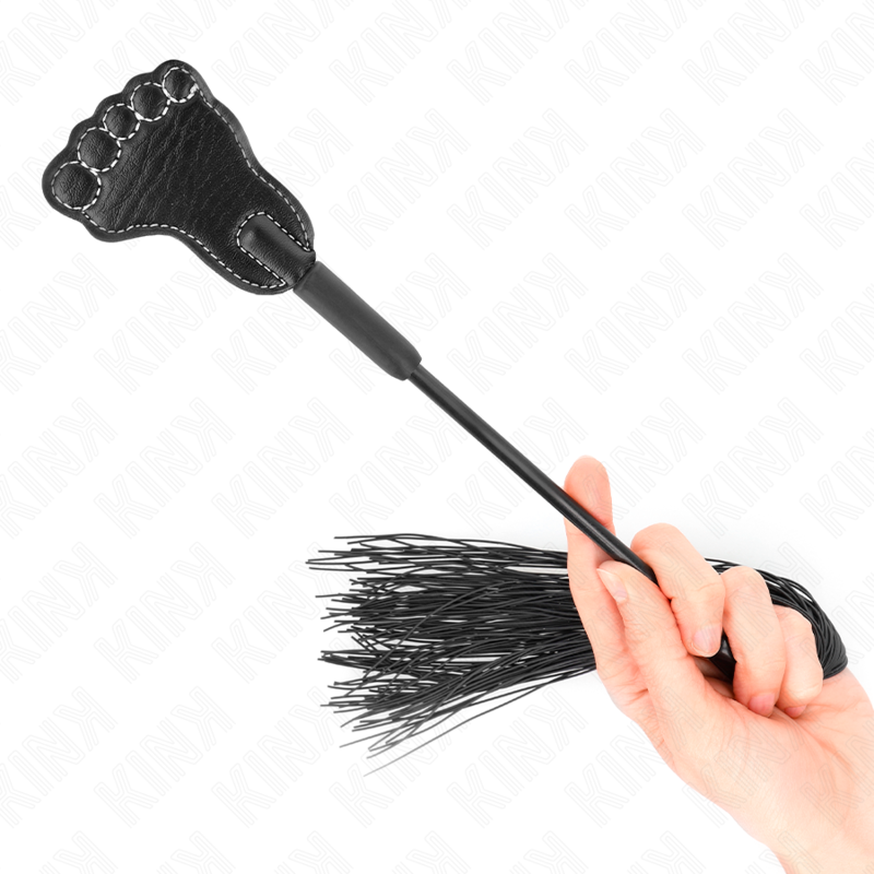 KINK – FUSSFÖRMIGES PADDEL MIT QUASTENPEITSCHE 31 CM