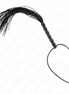 KINK - MINI SILICONE WHIP WITH 6 BLACK BEADS 26 CM