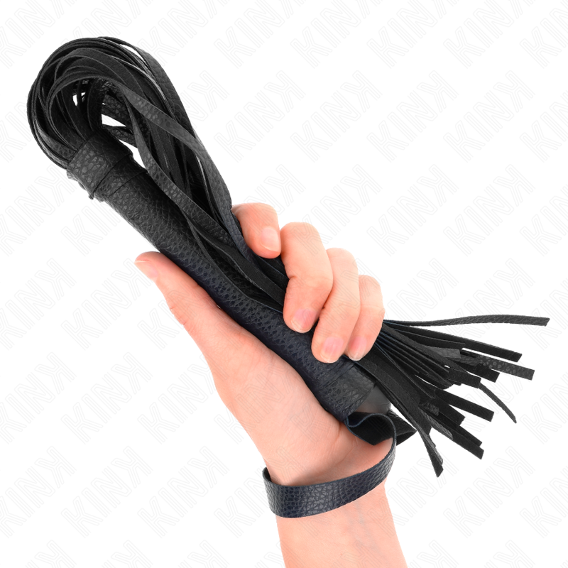 KINK - DUNKELBLAUE PERLENPEITSCHE 43.5 CM