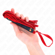 KINK - ROTES WILDLEDER-MINIPEITSCHE 30 CM
