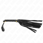 KINK - SCHWARZE WILDLEDER-MINIPEITSCHE 30 CM