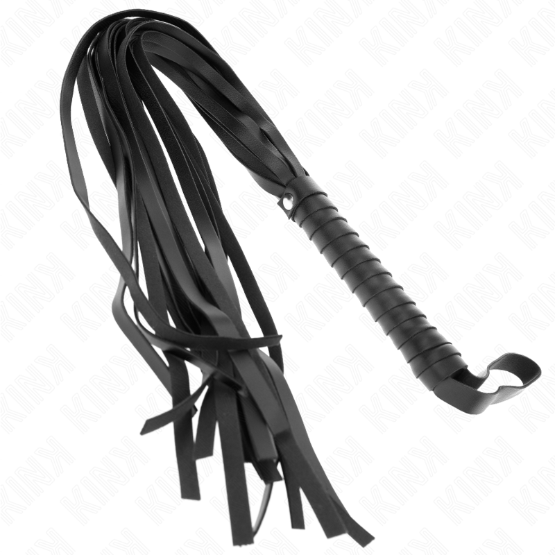 KINK - NEGRO KURZER STIEL LANGE PEITSCHE 70 CM