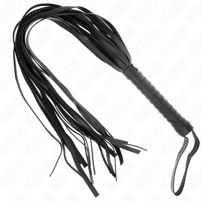 KINK - NEGRO KURZER STIEL LANGE PEITSCHE 70 CM