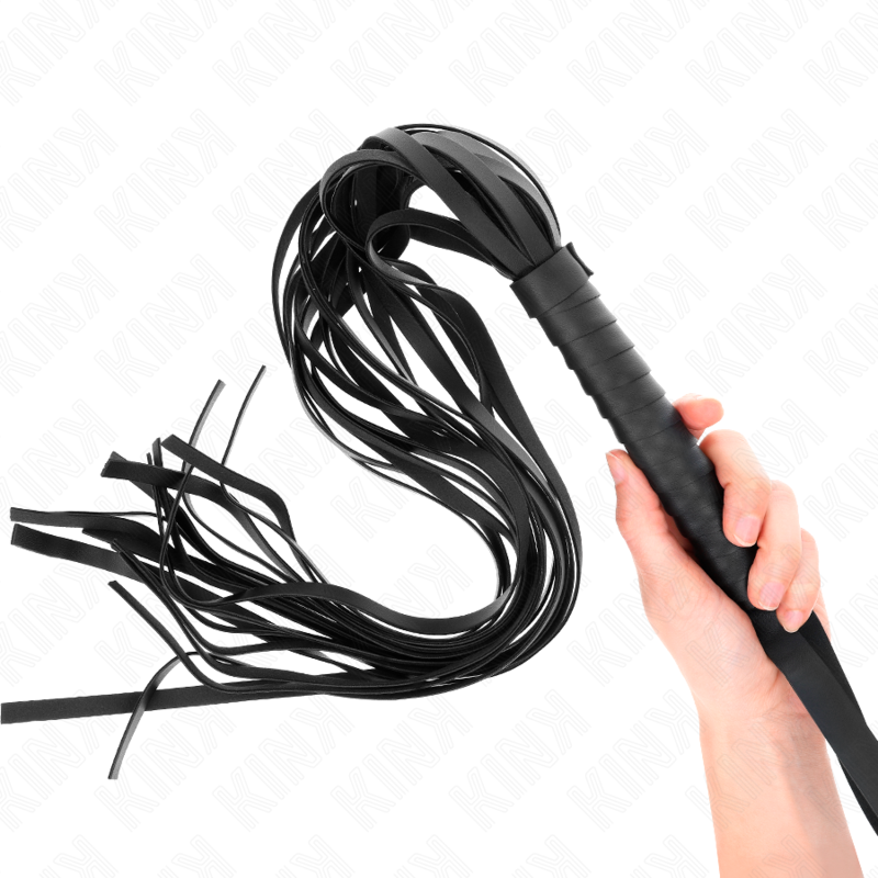 KINK - NEGRO KURZER STIEL LANGE PEITSCHE 70 CM