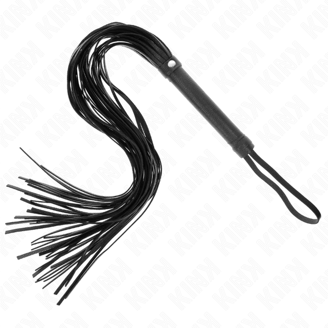 KINK - SCHWARZE WEICHE PVC-PEITSCHE 70 CM