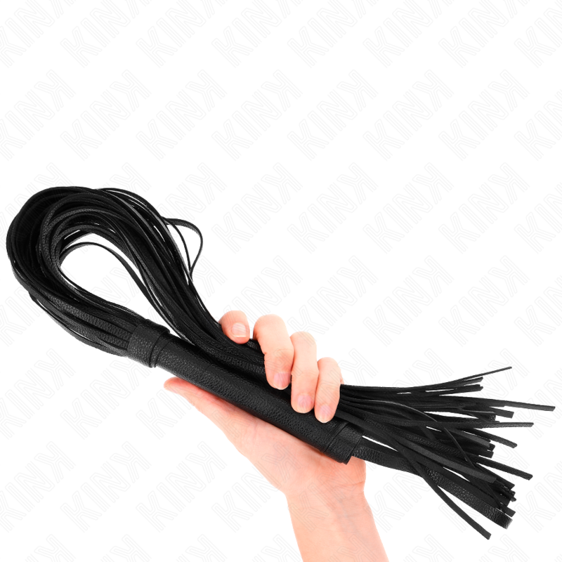 KINK - SCHWARZE WEICHE PVC-PEITSCHE 70 CM