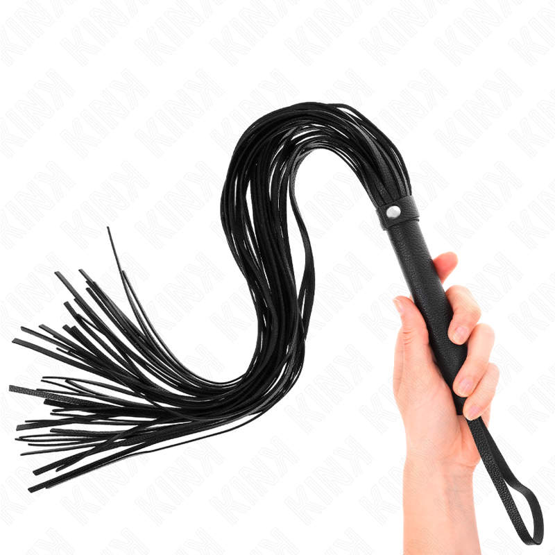 KINK - SCHWARZE WEICHE PVC-PEITSCHE 70 CM
