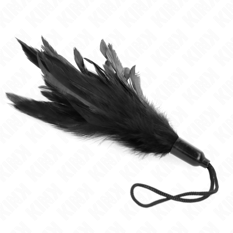 KINK - KITZELFEDERN MIT SEILGRIFF KUNSTSTOFFSOCKEL 15 CM