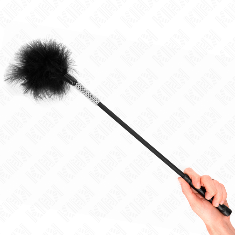 KINK - KITZELFEDERN MIT STRASSGRIFF 50 CM