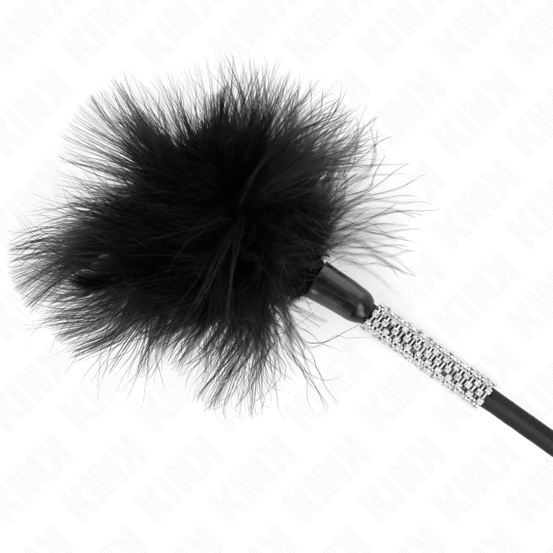 KINK - KITZELFEDERN MIT STRASSGRIFF 50 CM