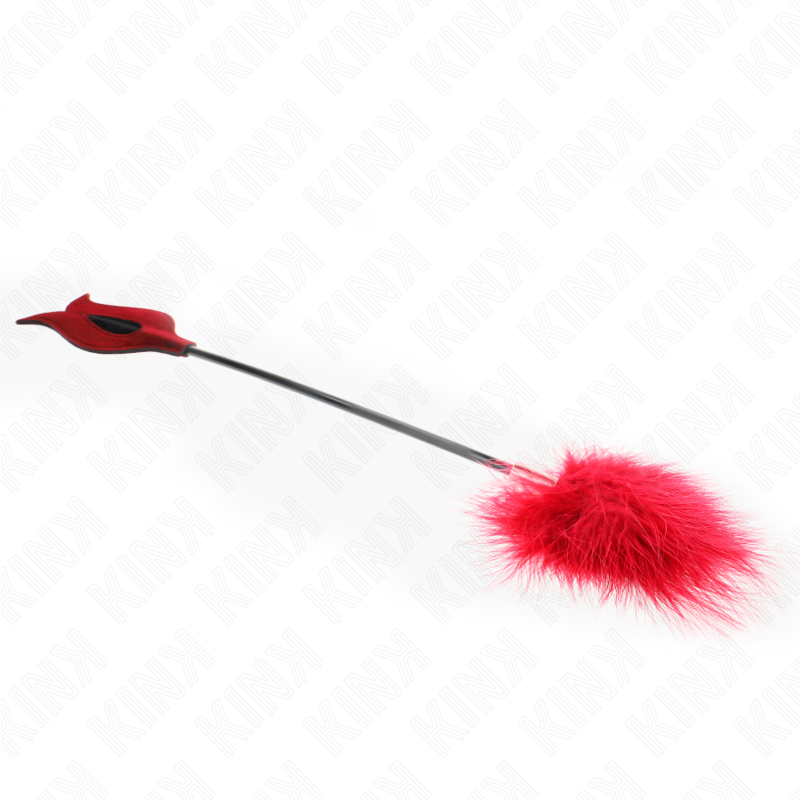 KINK - KITZELE FEDERN MIT ROSENFÖRMIGEM PADDEL 8 CM
