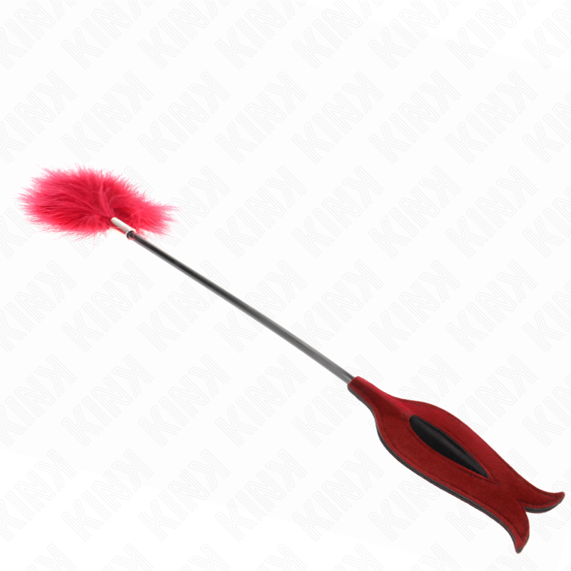 KINK - KITZELE FEDERN MIT ROSENFÖRMIGEM PADDEL 8 CM