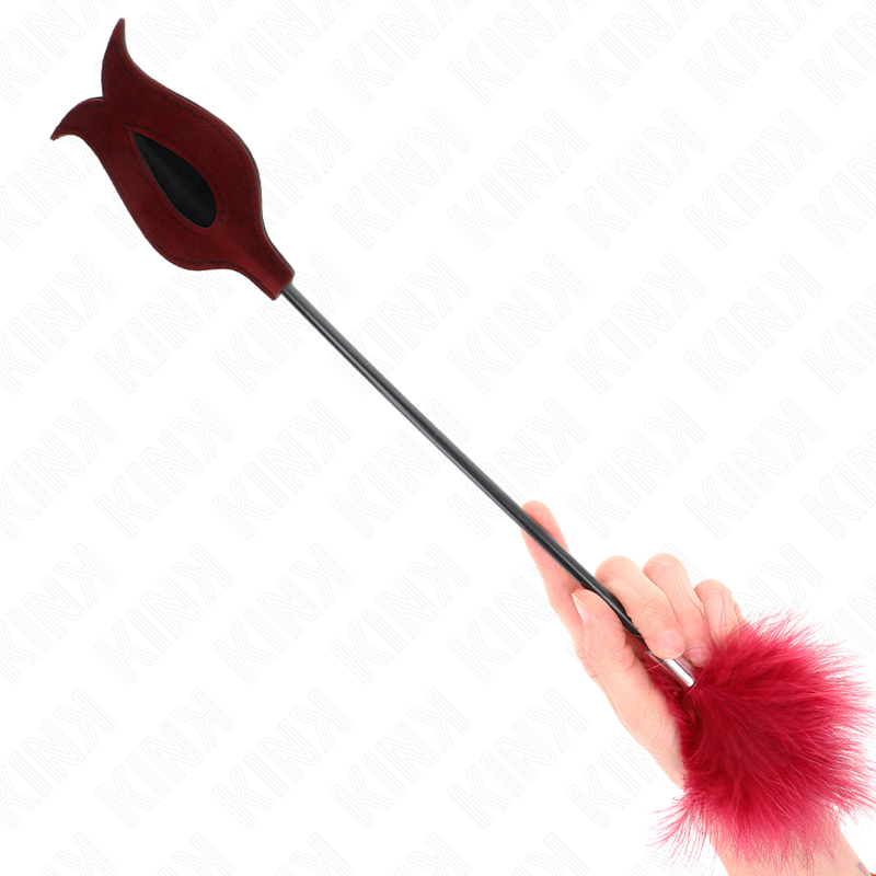 KINK - KITZELE FEDERN MIT ROSENFÖRMIGEM PADDEL 8 CM