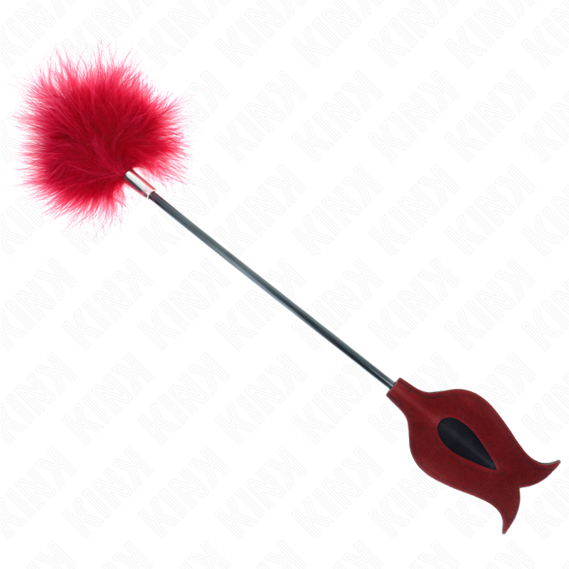 KINK - KITZELE FEDERN MIT ROSENFÖRMIGEM PADDEL 8 CM