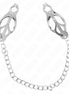 KINK - JAPANESE CLOVER NIPPLE CLAMPS WITH CHAIN SILVER 30 CM