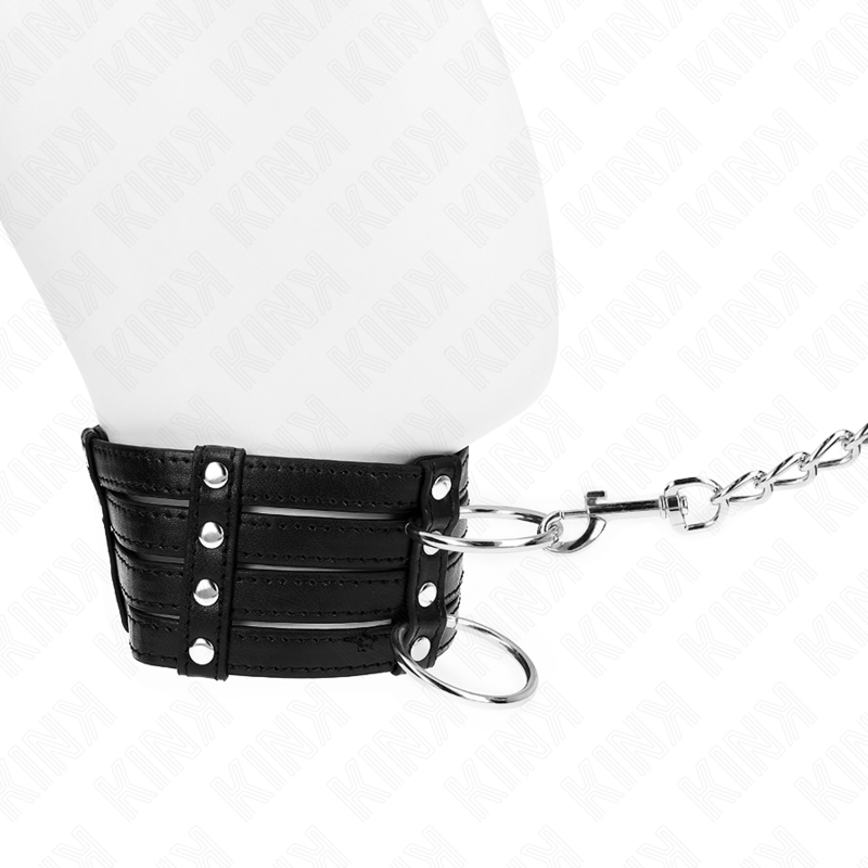 KINK - HALSBAND MIT GÜRTEL 65 CM SUB-STIL VERSTELLBAR 35-51 CM X 7 CM