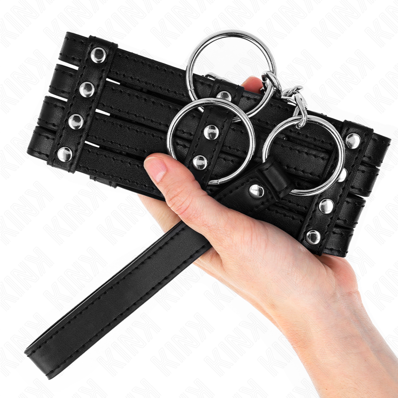 KINK - HALSBAND MIT GÜRTEL 65 CM SUB-STIL VERSTELLBAR 35-51 CM X 7 CM
