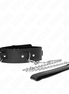 KINK - HALSBAND MIT LEINE 65 CM 3 RING MODELL 2 VERSTELLBAR 36-43 CM X 5 CM