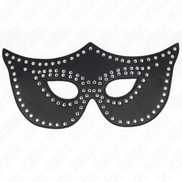 KINK - LEDERIMITAT MASKE MIT NIETEN MODELL 2 30 x 12 CM