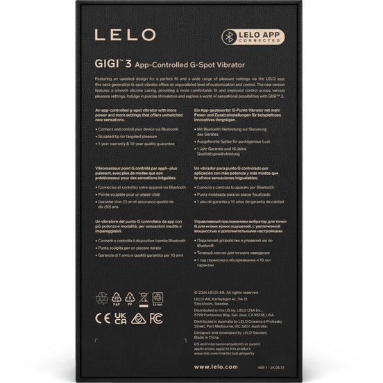 LELO - GIGI™ 3 G-SPOT Sensory Device BLUE