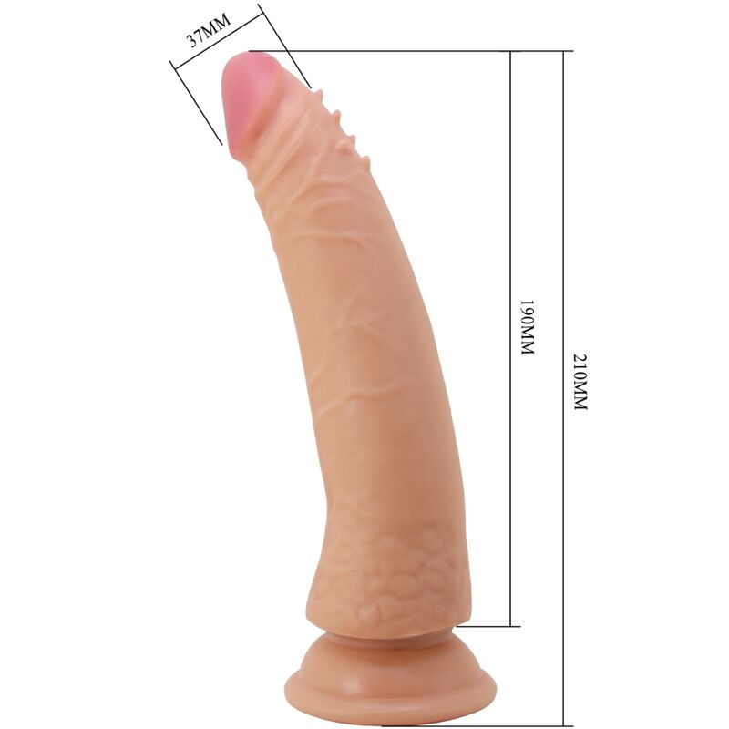 PRETTY LOVE - KABLE SUPER REALISTISCHER PENIS 21 CM FLEISCHFARBEN MODELL 2