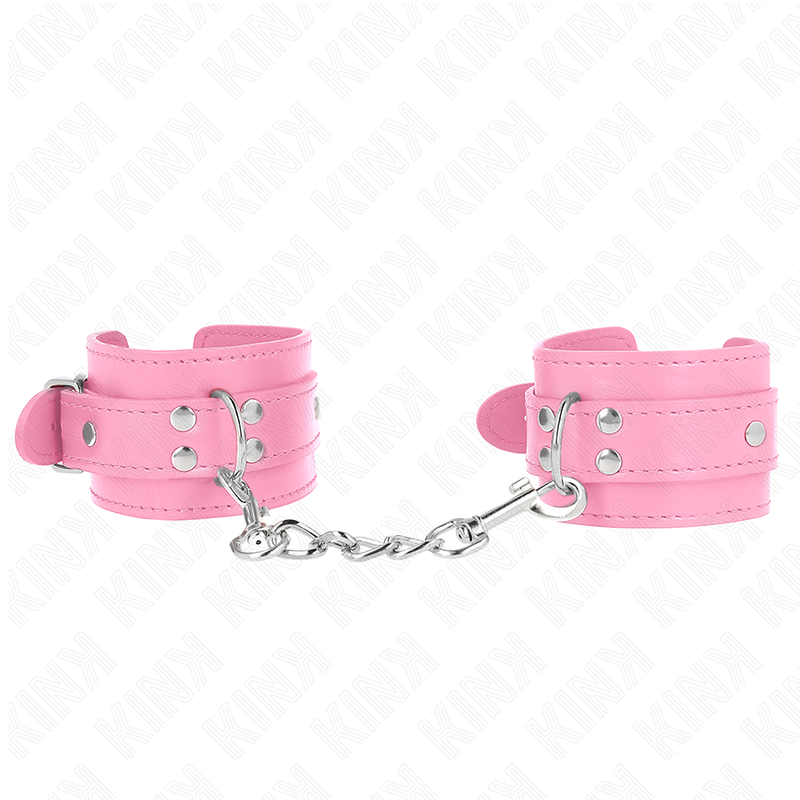 KINK - EINFACHE HANDGELENKSFESSELN ROSA VERSTELLBAR 20-23 CM X 5.5 CM