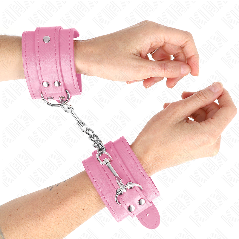 KINK - EINFACHE HANDGELENKSFESSELN ROSA VERSTELLBAR 20-23 CM X 5.5 CM