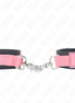 KINK - ADJUSTABLE NEOPRENE WRIST RESTRAINTS PINK ADJUSTABLE 22-34 CM
