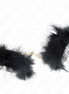 KINK - FEATHER HAND CUFFS WITH GOLD CHAIN MODEL 0
