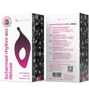 B SWISH - BCHARMED RHYTHM INFINITE DELUXE PENIS RING 15 VIBRATIONS BLACK