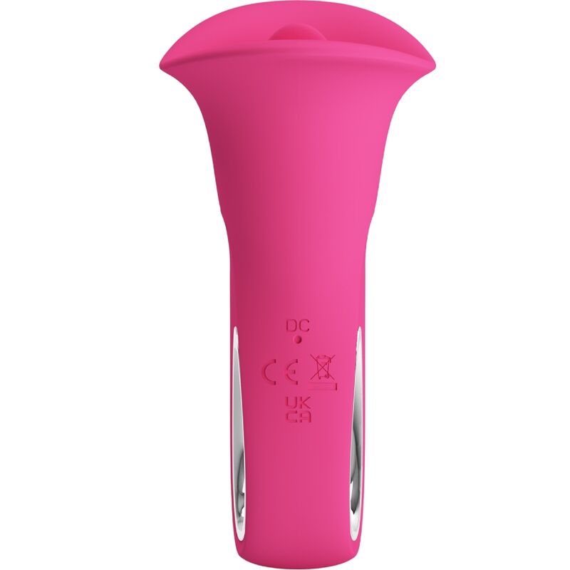 PRETTY LOVE - CLYDE ORAL Sensory Device VIBRIERENDE ZUNGE 12 VIBRATIONEN ROSA